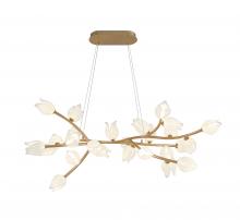 Lib & Co. CA 10115-03 - Belluno, 26 Light Oval LED Chandelier, Champagne gold