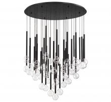 Lib & Co. CA 10148-02 - Positano, 44 Light Round LED Chandelier, Matte Black