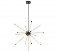 Lib & Co. CA 10154-02 - Volterra, Large LED Chandelier, Matte Black