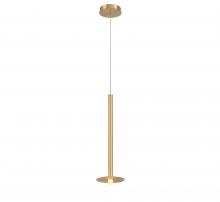 Lib & Co. CA 12103-07 - Piatto, 1 Light LED Pendant, Plated Brushed Gold