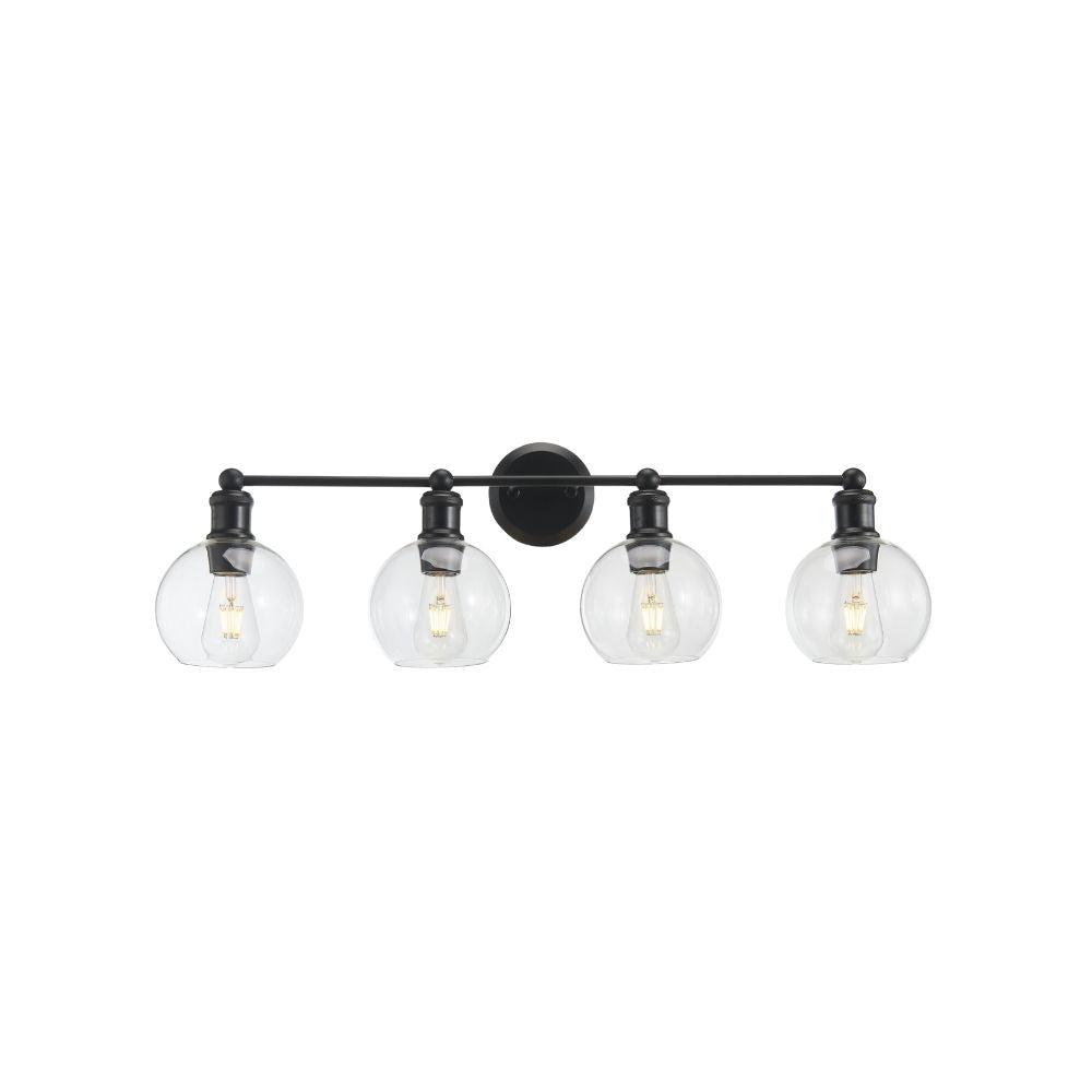 Avista Ash Vanity Wall Light 4-Light Black