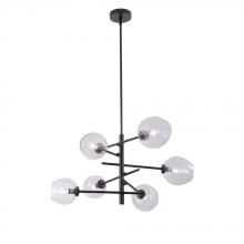 Avista Lighting Inc A1106BK - Avista Hillcrest Chandelier 6-Light Matte Black