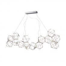 Avista Lighting Inc A1893CH - Avista Cube Chandelier 73" Chrome -LED