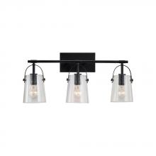 Avista Lighting Inc A4313BK - Avista Arden Vanity Wall Light 3-Light Black