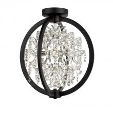 Avista Lighting Inc A7244BK - Avista Belair Semi -Flush 14" Black