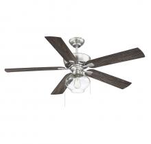 Savoy House Meridian CA M2009BN - 52" 1-Light Ceiling Fan in Brushed Nickel