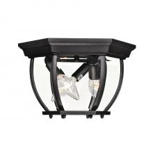 Savoy House Meridian CA M50059BK - 3-Light Outdoor Ceiling Light in Black