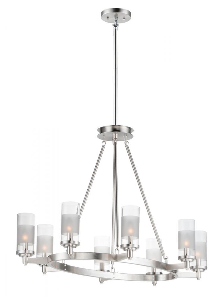 Crescendo 8-Light Oval Chandelier