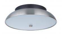 Craftmade X6811-FBBNK-LED - Soul 1 Light 10.5" LED Flushmount in Flat Black/Brushed Polished Nickel