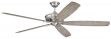 Craftmade SNT72BNK5 - 72" Santori in Brushed Polished Nickel w/ Coffee Blades