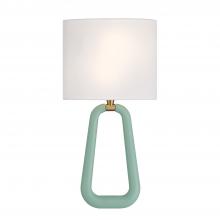 Crystorama JOR-7352-AG-GR - Jori 2 Light Aged Brass + Green Sconce