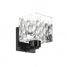 Dainolite VED-51W-MB-CLR - 1LT Wall Sconce, MB w/ CLR Water Glass