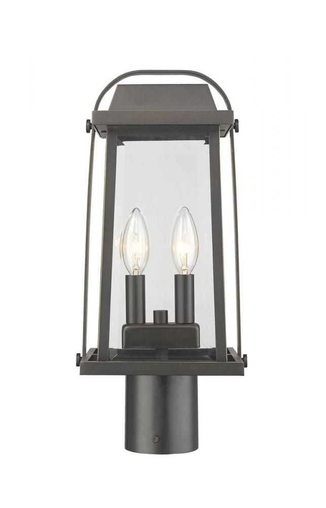 2 Light Outdoor Post Mount Fixture