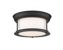 Z-Lite 2011F10-MB - 2 Light Flush Mount