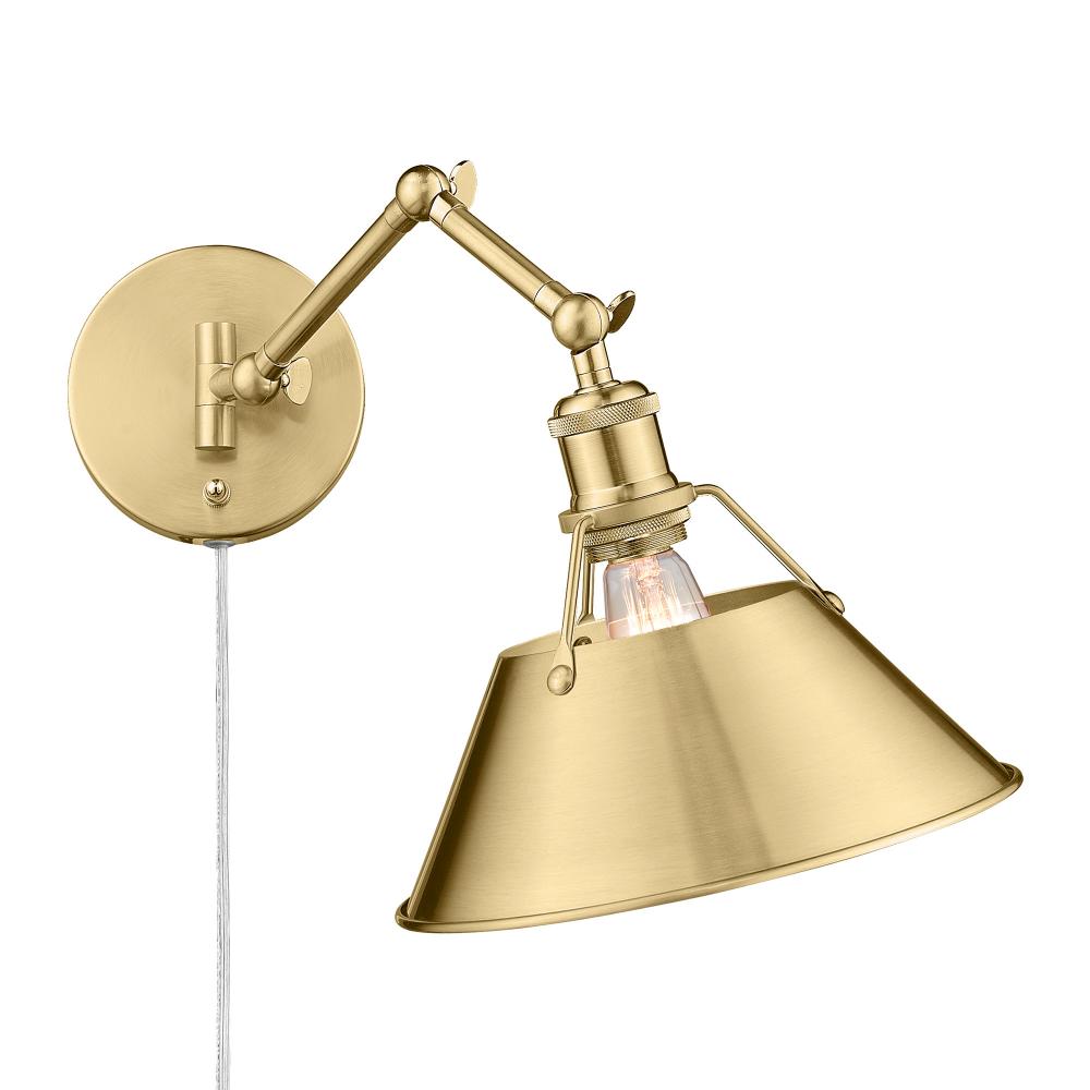 Orwell BCB 1 Lt Articulating Wall Sconce in Brushed Champagne Bronze