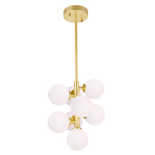 CWI Lighting 1020P12-8--602 - Arya 8 Light Pendant With Satin Gold Finish