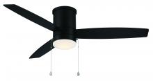 WAC Canada F-073L-MB - Atlantis Flush Matte Black With Luminaire