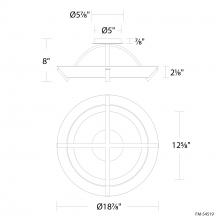 Modern Forms Canada FM-54519-AB - Copa Flush Mount Light