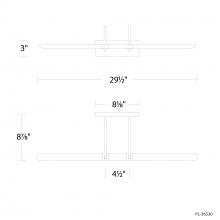 Modern Forms Canada PL-36530-27-BK - Ansel Picture Light