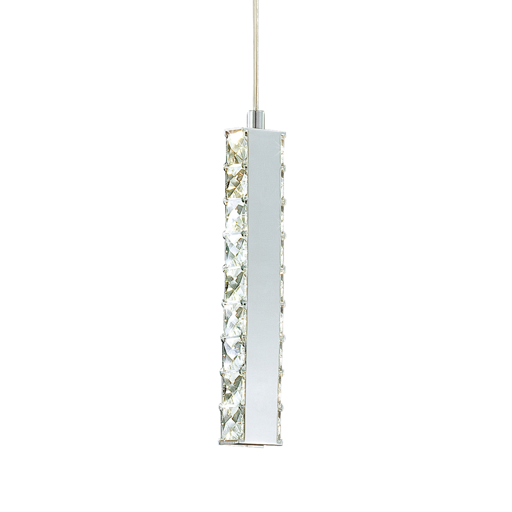 Cronos, 6Lt LED Pendant, Mini, Chrome