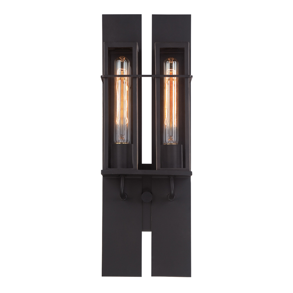 Muller, Outdr, 2LT Sconce, Brz