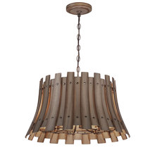 Eurofase 26364-018 - Panello, 6Lt Chandelier, Wood