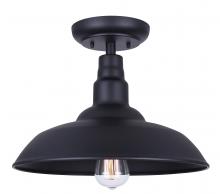 Canarm IOL695BK - Valec 1 Light Outdoor Flush Mount Light