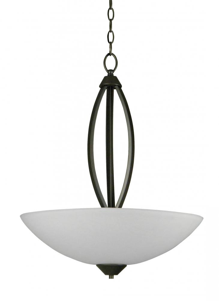 3 Light Bowl Chandelier