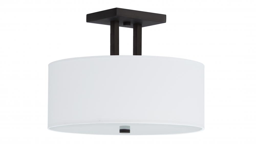 3 Light Semi Flush