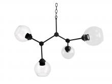 Whitfield CH5711SIDE-4BK - 4 Light Chandelier