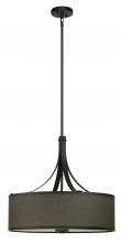 Whitfield SH2322-BREBZ - 4 Light Chandelier Drum Shade