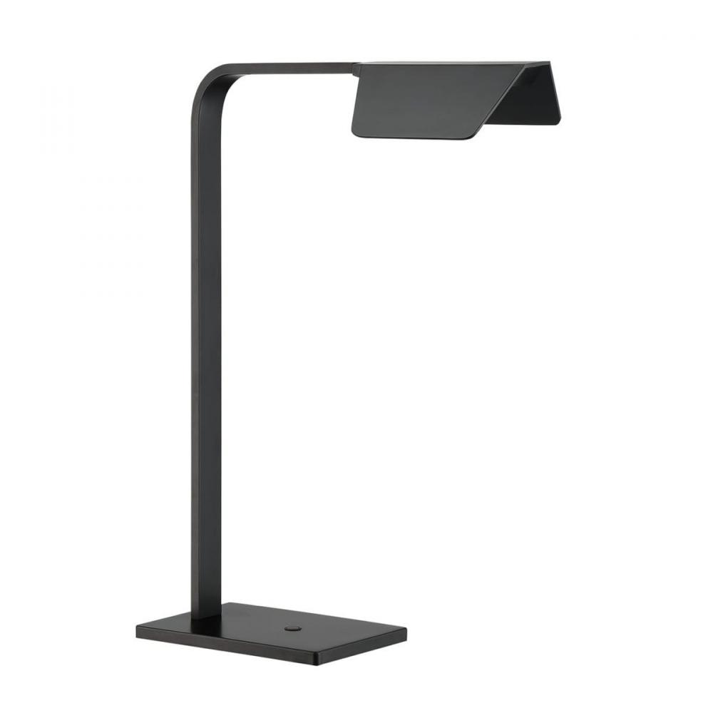 MERA 52 in. Black LED Desk Lamp