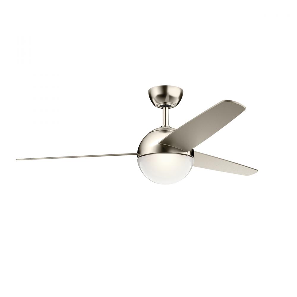 Bisc LED 56" Fan Polished Nickel