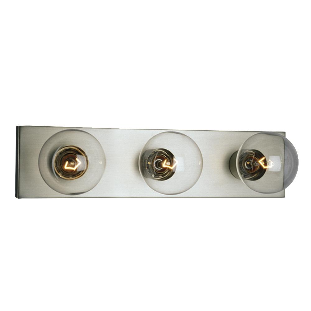 Three Light Vanity Bar - Pewter