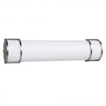 Galaxy Lighting L921224BN022A1 - LED Vanity Light - Brushed Nickel w/ Satin White Acrylic Lens 100-277V