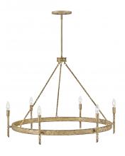 Hinkley Canada 3678CPG - Large Single Tier Chandelier