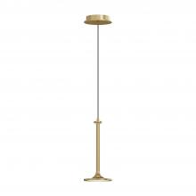 Alora Lighting PD418006BG - Issa 6-in Brushed Gold LED Pendant