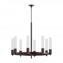 Alora Lighting CH416108WB - Rue 38-in Warm Bronze 8 Lights Chandeliers