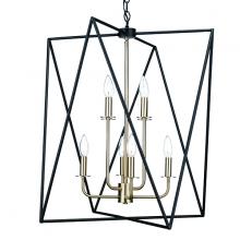 Russell Lighting 103-224/BLK/SG - Matrix Chandeliers Black