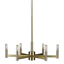 Russell Lighting 105-416/ST/SG - Teslin Chandeliers Soft Gold