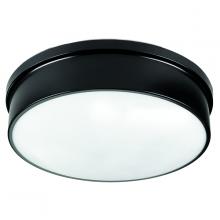 Russell Lighting 307-614/BLK - Lunette Flush Mount Black