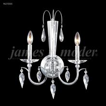 James R Moder 96272S00 - Sculptured Leaf 2 Arm Wall Sconce