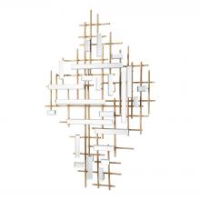 Uttermost 04128 - Uttermost Apollo Gold & Mirrored Wall Art