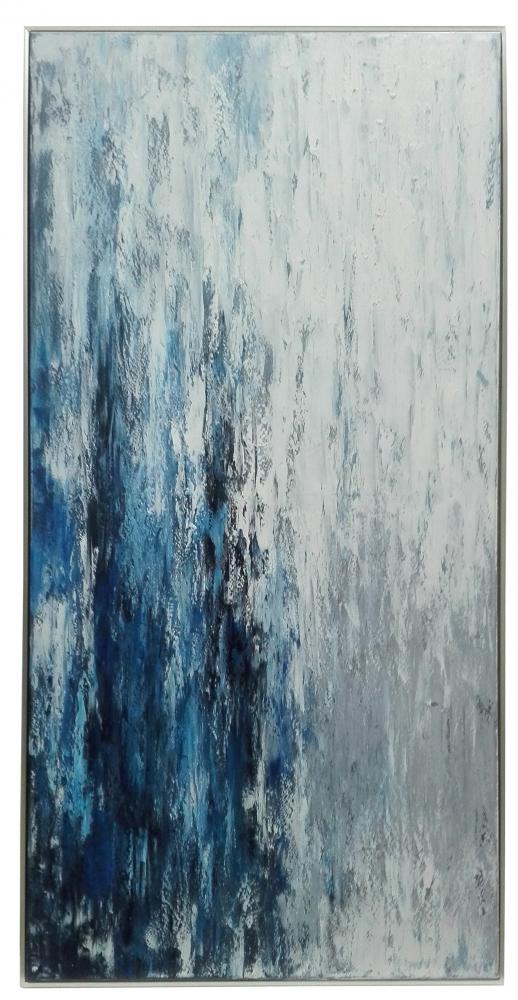 Blue & white Oil Painting