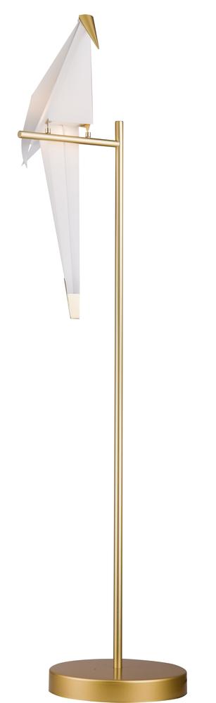 Gold LED Floor Lamp