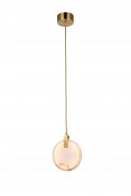 Bethel International Canada BU05P7G - LED Single Pendant Lighting Gold