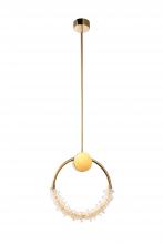 Bethel International Canada BU08P15G - Gold LED Single Pendant Lighting