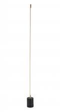 Bethel International Canada FT82F60BR - LED Floor Lamp Stainless Steel & Marble