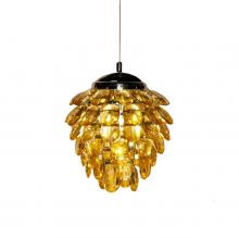 Bethel International Canada GL70075A - Single Pendant Lighting Amber