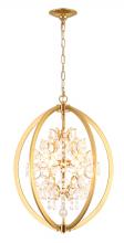 Bethel International Canada LA10C18AB - Metal & Crystal Chandelier